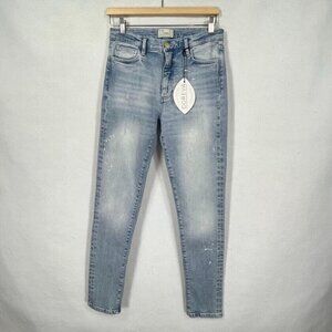 Triarchy Skinny Jeans Distressed Painter Art Grunge School Bold Party NWT 28
